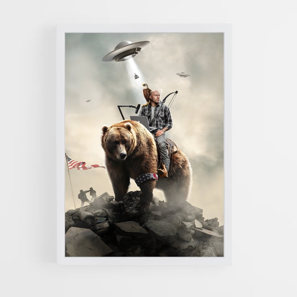 Poster Bear Rider – affiche MMA (vue 3)